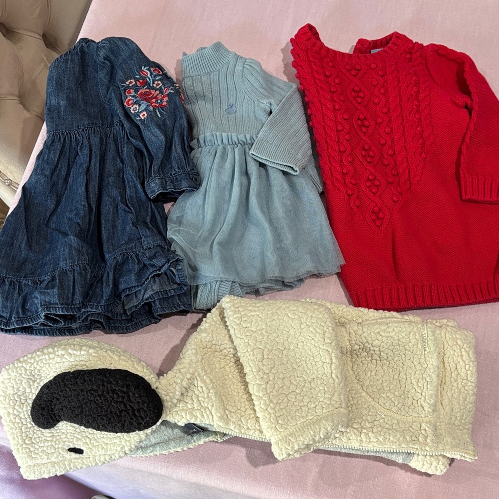 Red Knit Kids Sweater